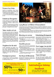 Kulturnyheter, Katrineholms Tidning 2013